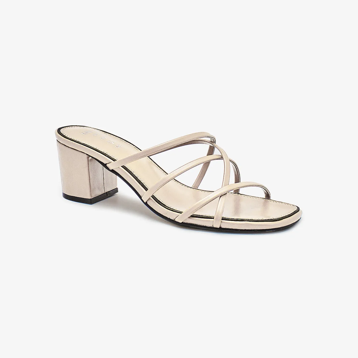 Square Block Womens Heels