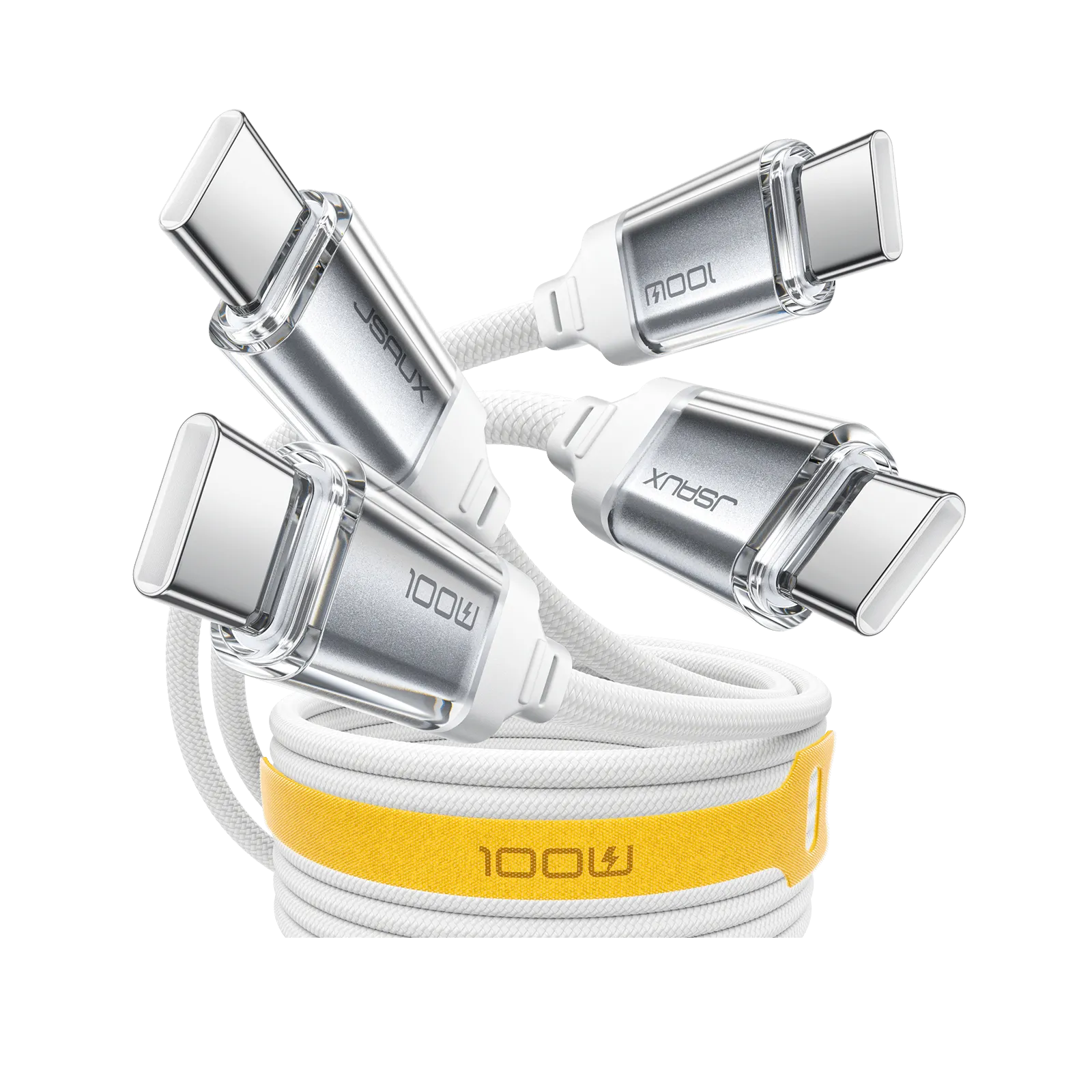 Transparent 100W USB-C to USB-C Charing Cable