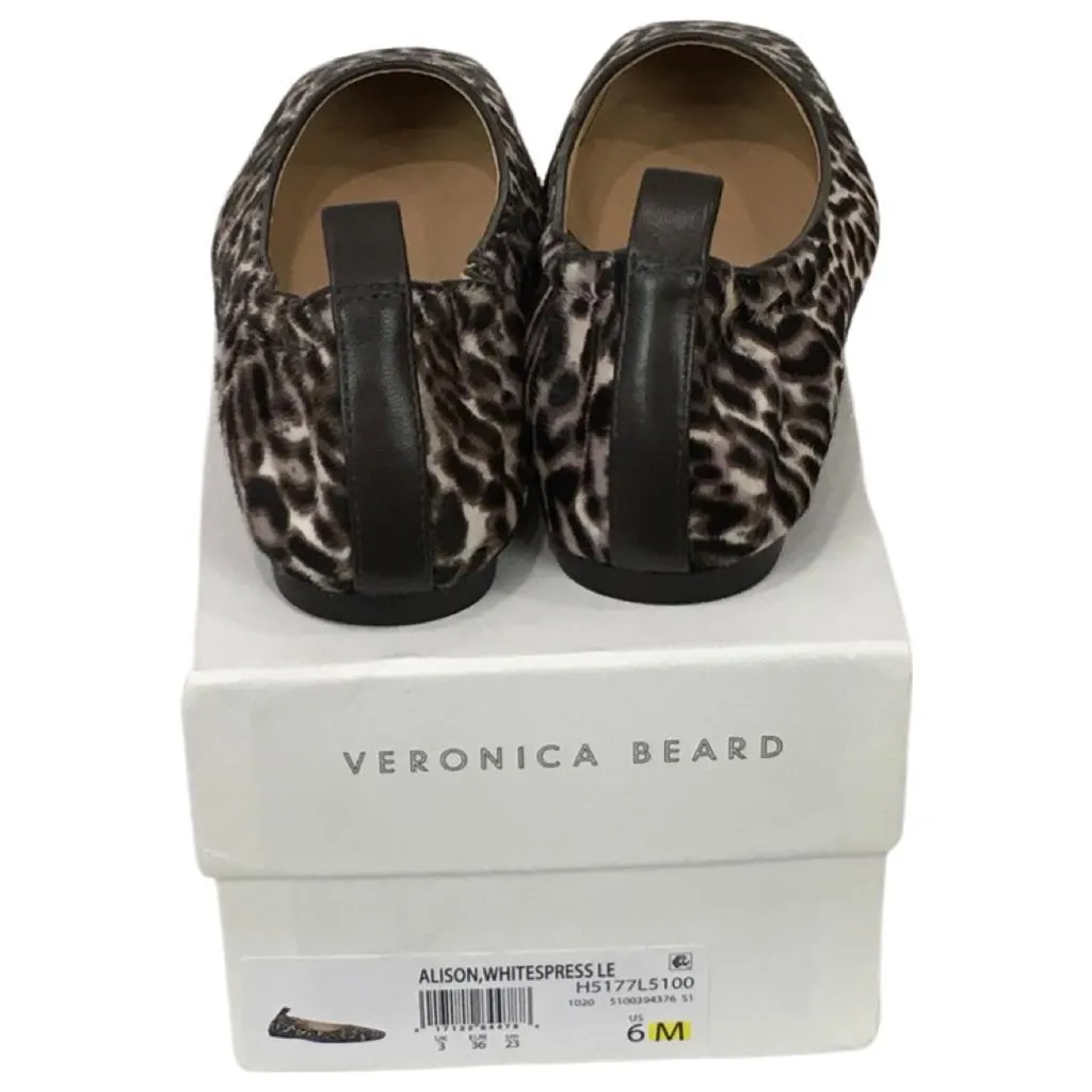 Veronica Beard Women Alison Leopard Color Ballet Flat Casual