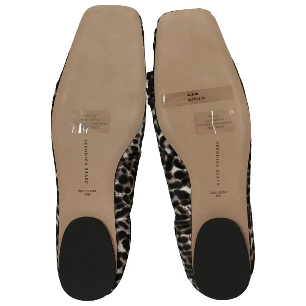 Veronica Beard Women Alison Leopard Color Ballet Flat Casual