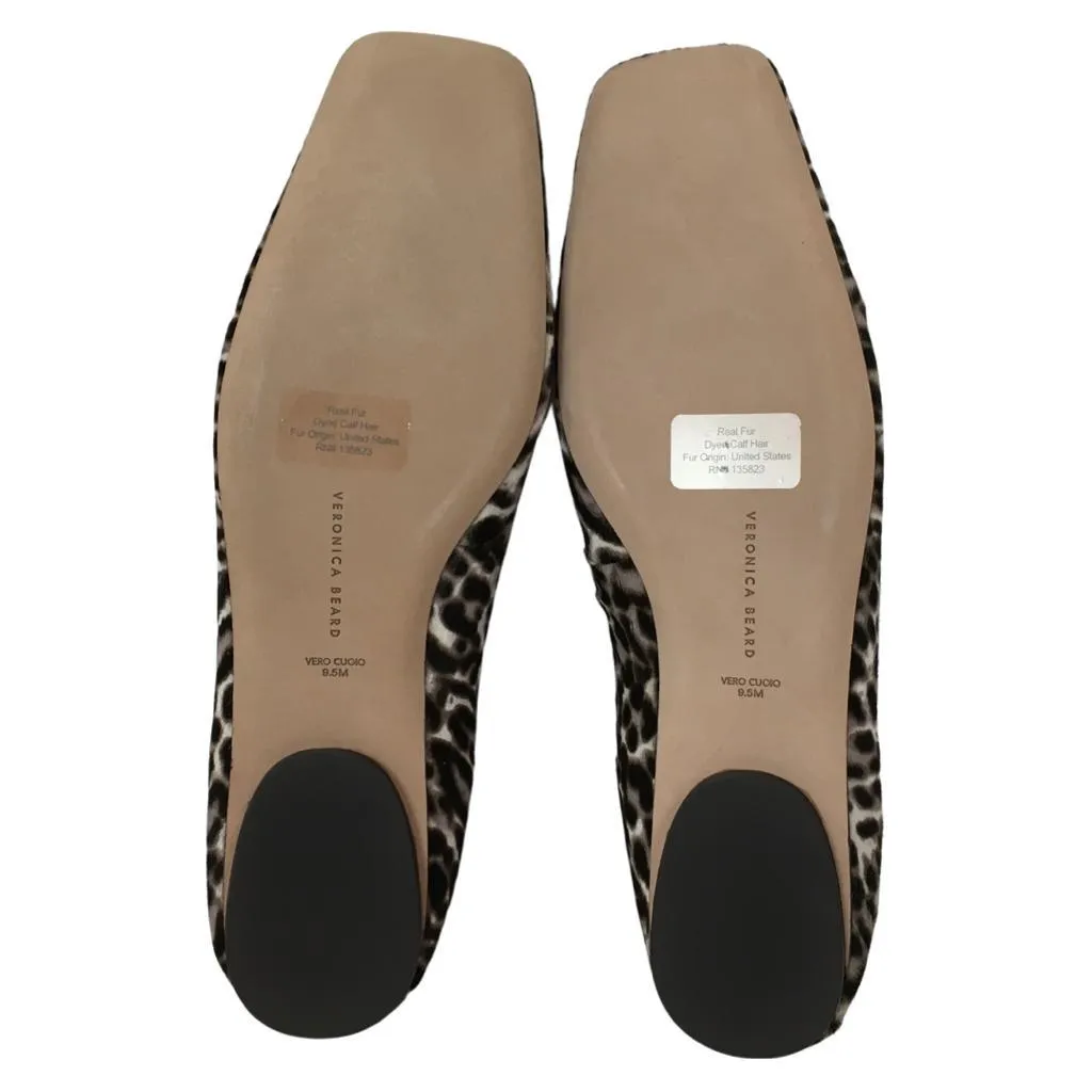Veronica Beard Women Alison Leopard Color Ballet Flat Casual