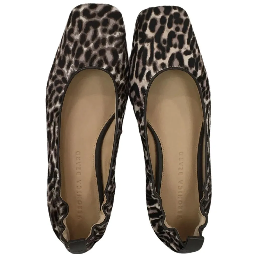 Veronica Beard Women Alison Leopard Color Ballet Flat Casual