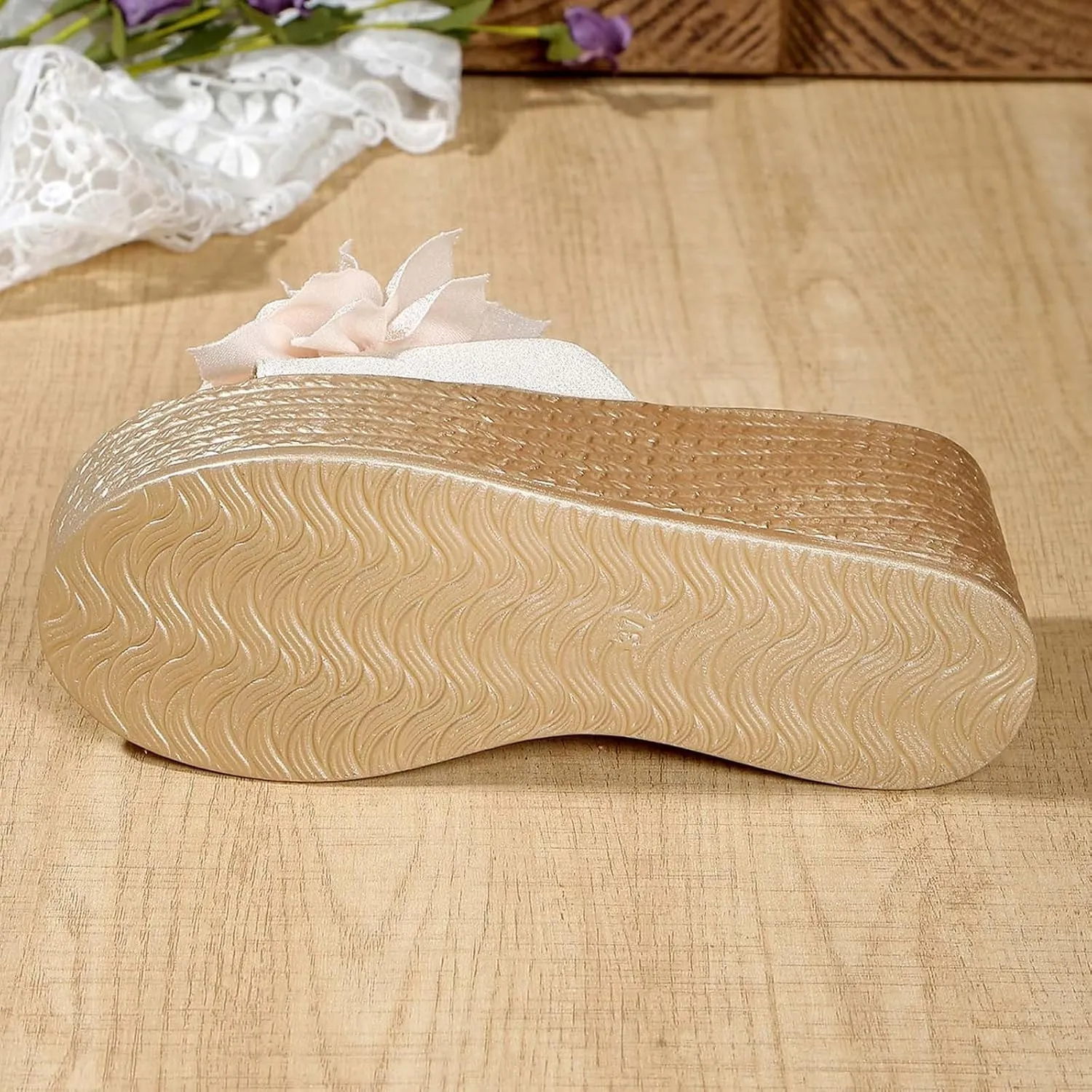 Women Summer Platform Wedge Sandals Open Toe High Heel Beach Slippers Casual Dress Ankle Strap Flip Flops Vacation Travel Fashion Comfortable Slides