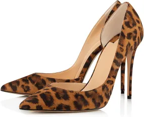 Womens Closed Pointed Toe Pump, Fashion Gold Stiletto Party Wedding High Heels, Elegant Comfortable Prom Work Dressy Evening Stilettos Pumps Shoes